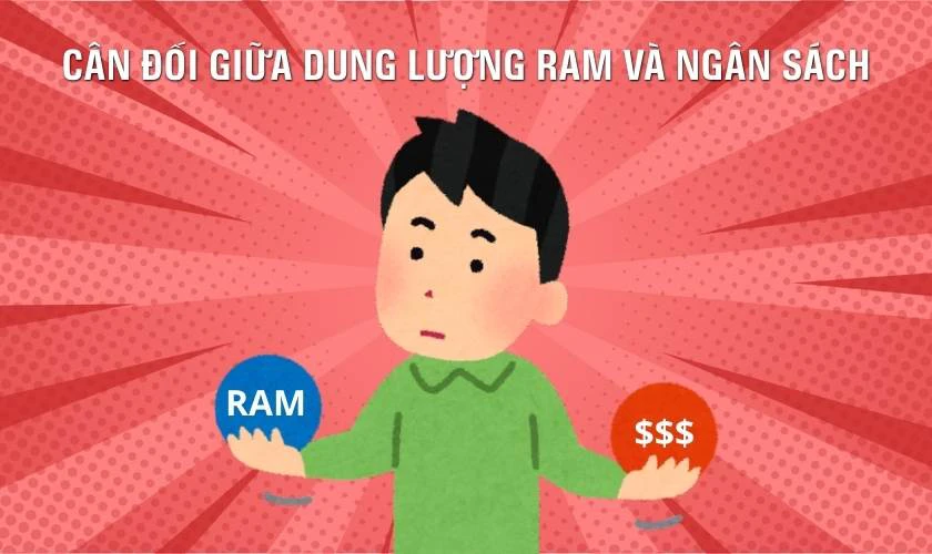 Cân đối giữa dung lượng RAM và ngân sách