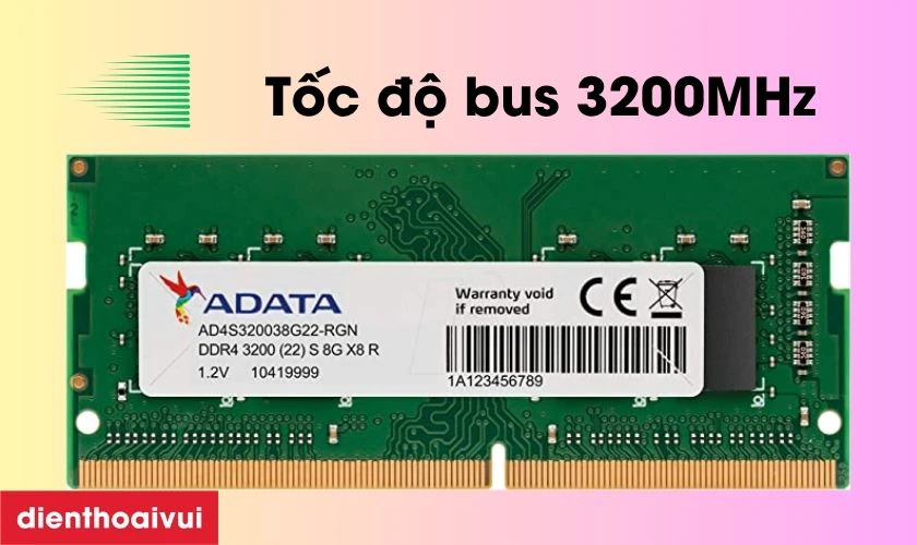RAM laptop ADATA 3200Mhz DDR4 8GB