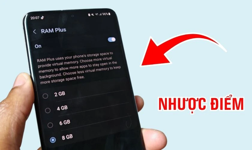 Nhược điểm của RAM Plus là gì?