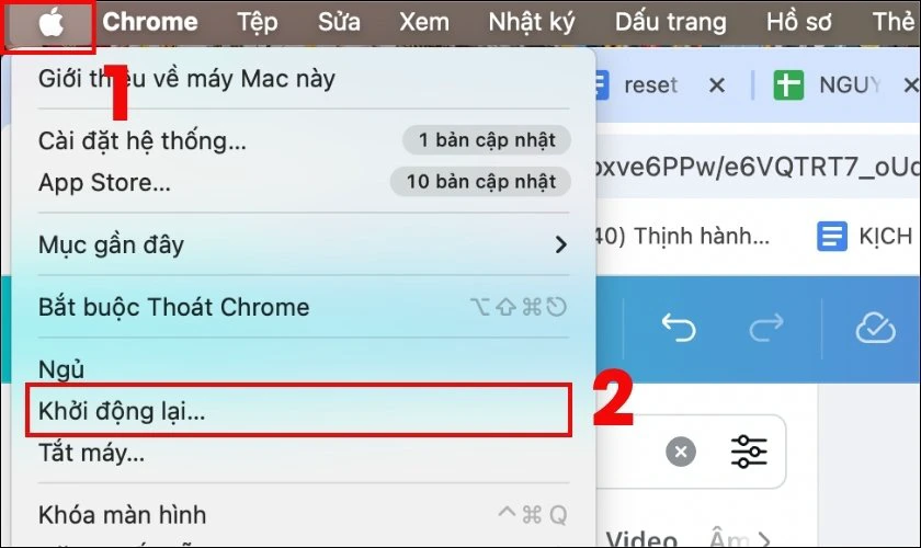 Lưu ý khi reset bàn phím MacBook