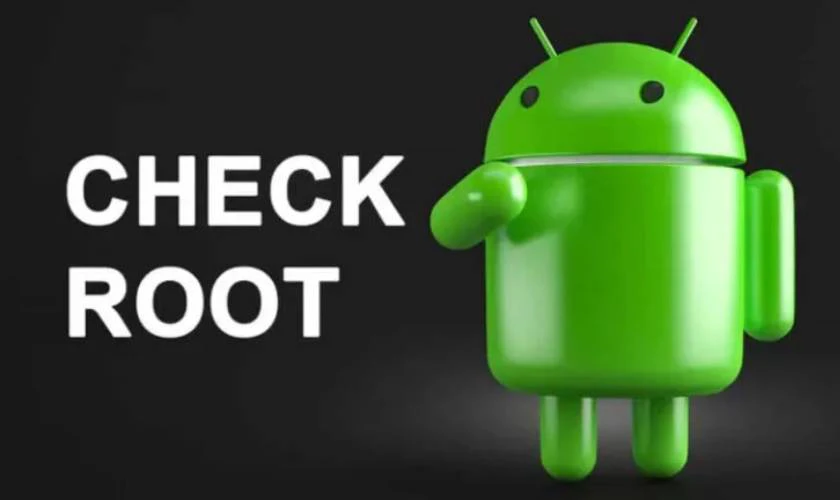 Trong giao diện chính, kéo xuống và chọn mục Root Check