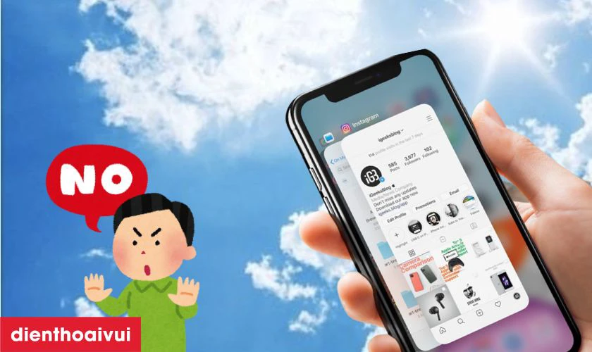 Lưu ý khi camera sau iPhone bị đốm mờ