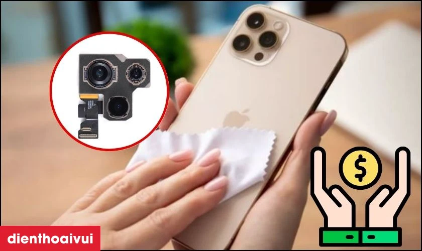 Tại sao nên rửa đốm camera sau iPhone 14 Pro thay vì thay mới