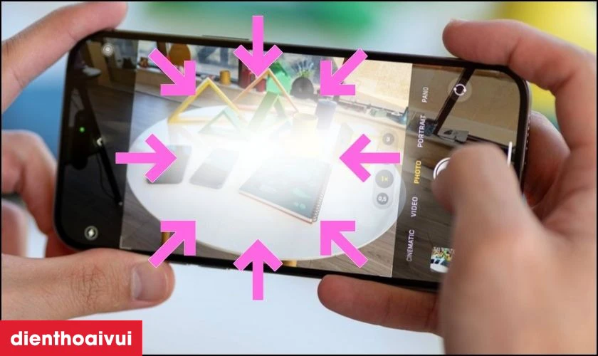 Lưu ý khi camera sau iPhone bị đốm mờ
