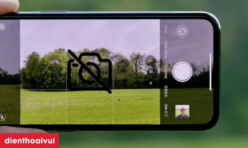 Camera sau không thể lấy nét đúng