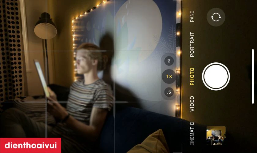 Camera sau không thể lấy nét đúng