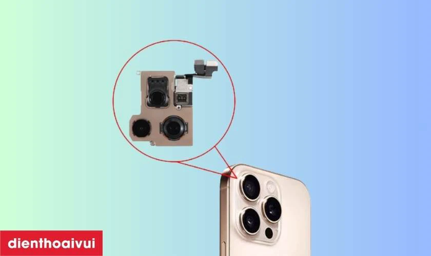 Quy trình làm sạch cụm camera sau bằng thiết bị chuyên dụng