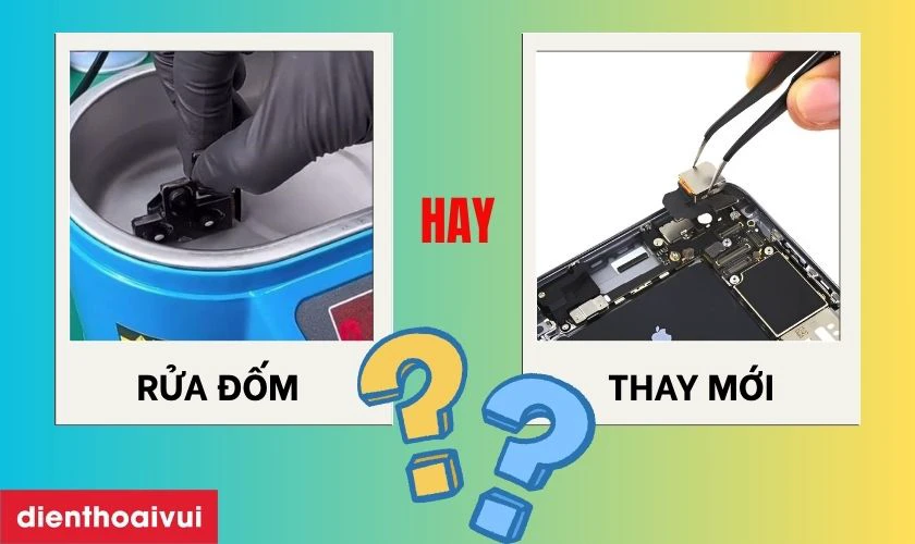 Tại sao nên rửa đốm camera sau iPhone 6 Plus thay vì thay mới?