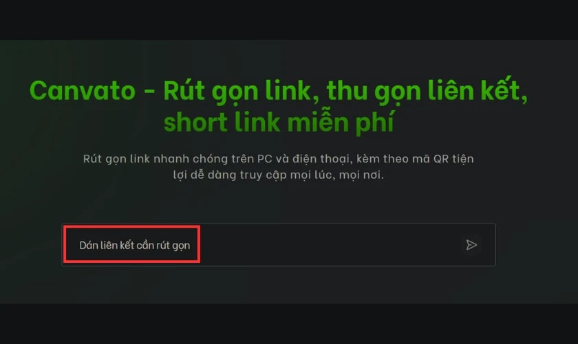 Rút gọn Link Google Docs bằng Canvato
