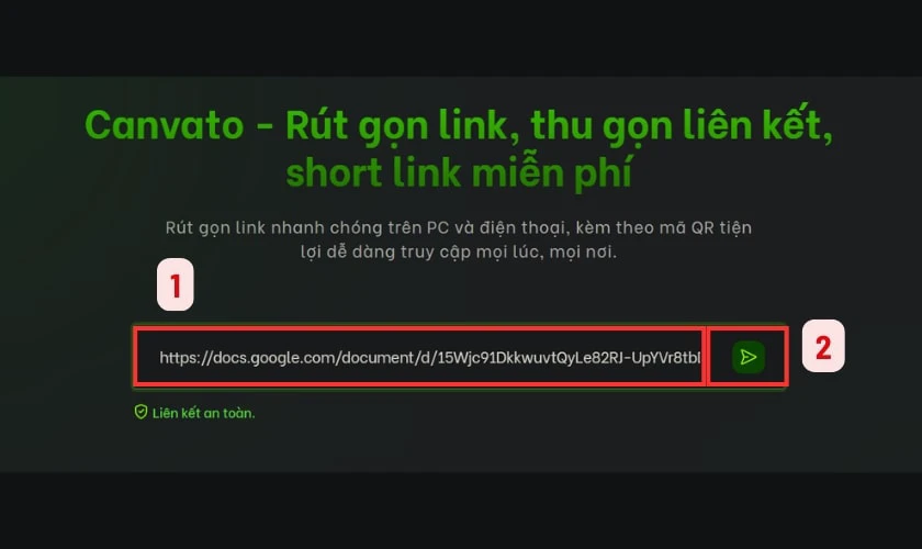 Dán link