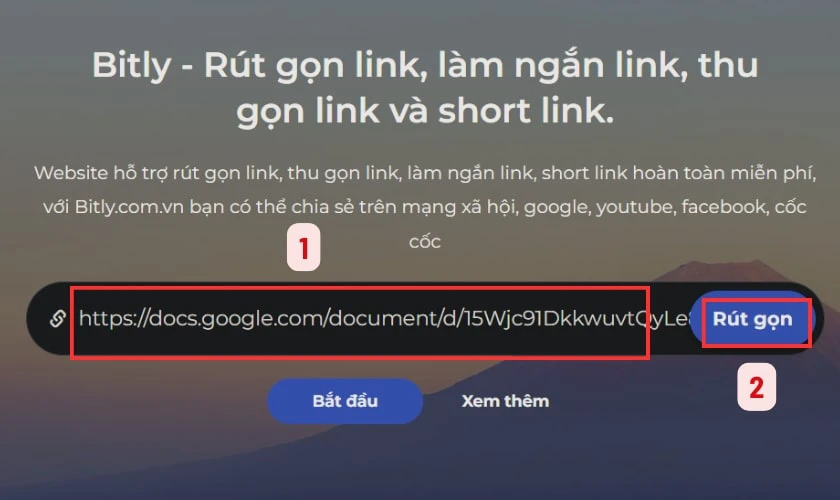 Rút gọn Link Google Docs bằng Bitly đơn giản