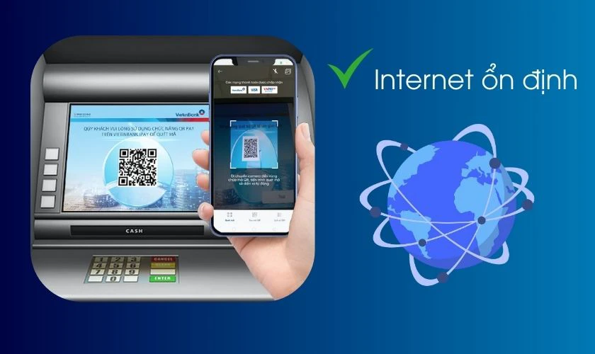 Lưu ý khi rút tiền bằng mã QR VietinBank