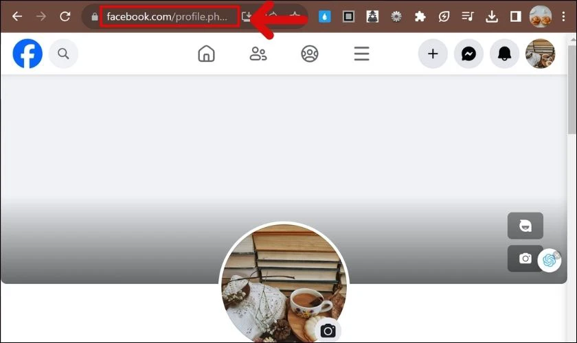 Cách lấy link Facebook của bạn bè trên máy tính