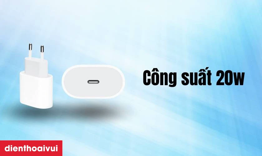Đặc điểm nổi bật của Sạc nhanh Apple iPhone 20W Type-C PD MHJE3ZA Chính Hãng