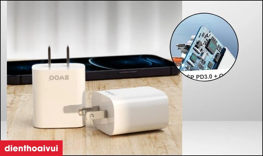 Tích hợp chip sạc thông minh