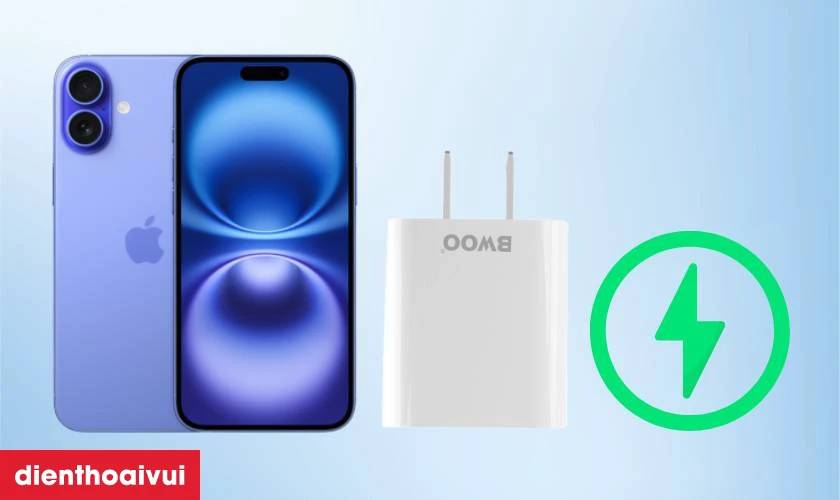 Sạc BWOO 2 cổng USB-A kèm cáp Type-C US CDA64VC