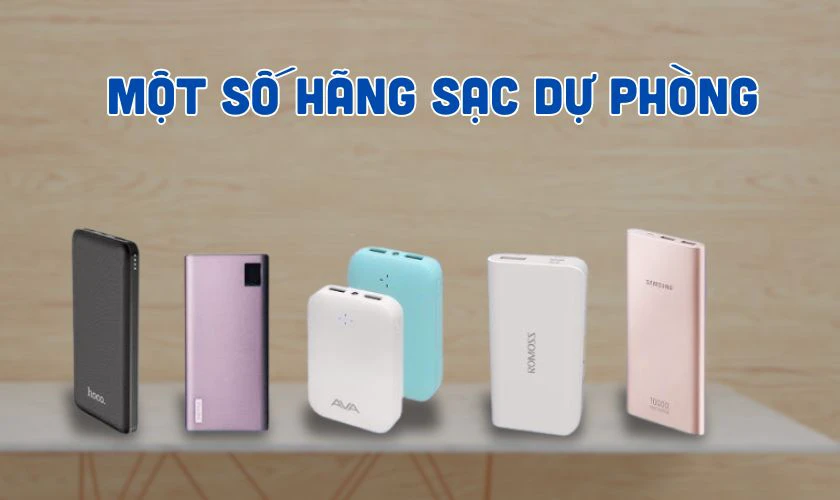 Chọn sạc dự phòng chính hãng