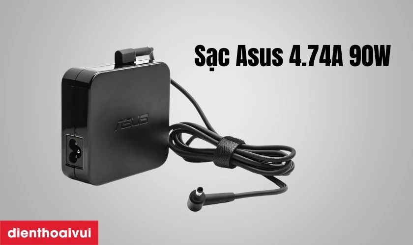 Mô tả sản phẩm sạc laptop Asus 4.74A 90W