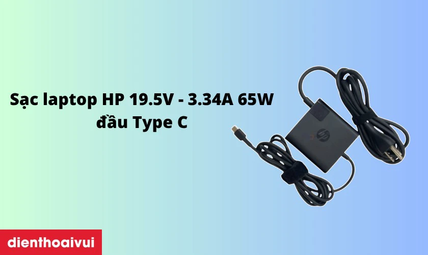 Thông tin chi tiết về sạc laptop HP 19.5V - 3.34A 65W đầu Type C