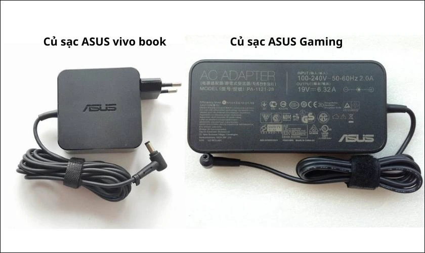 Dùng sạc laptop cùng hãng khác dòng có sao không?