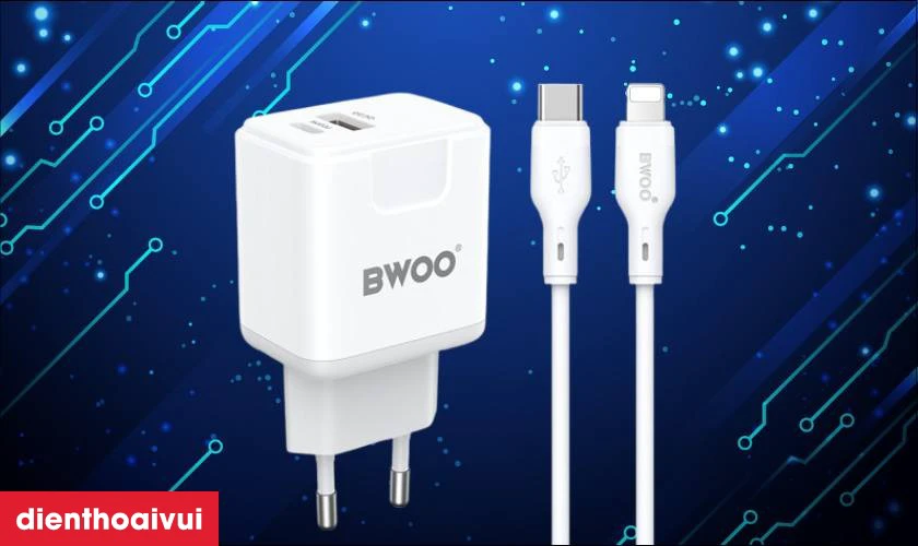 Hai cổng sạc tiện dụng