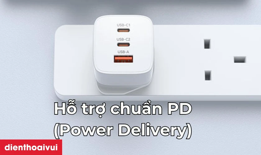 Hỗ trợ chuẩn PD (Power Delivery)