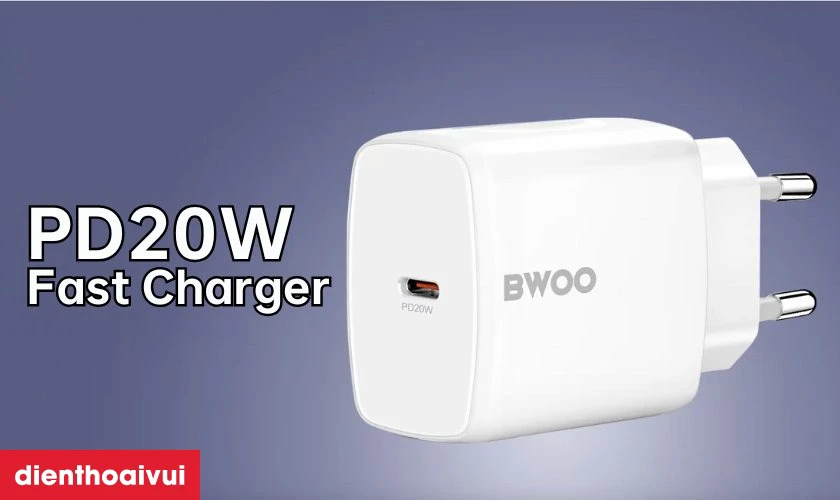 Điểm nổi bật của sạc nhanh BWOO PD 20W US CDA181