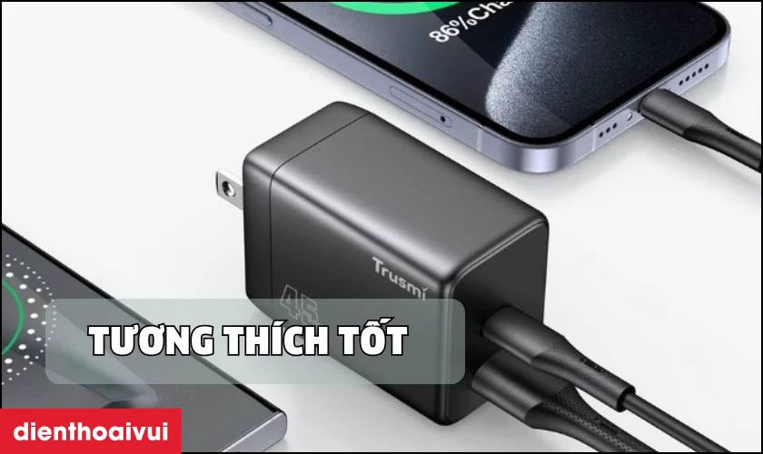 Tương thích tốt với nhiều dòng điện thoại