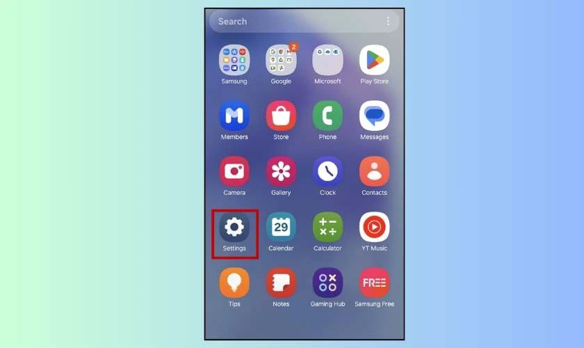 Cập nhật phần mềm mới nhất cho Samsung