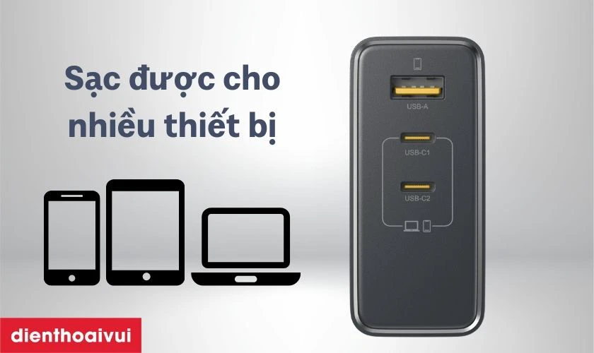 Pisen Bolt Pro 140W có khả năng tương thích rộng rãi