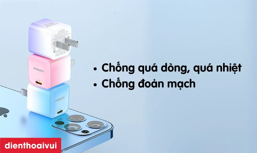 An toàn cho người dùng và thiết bị, hỗ trợ đa điện áp đầu vào