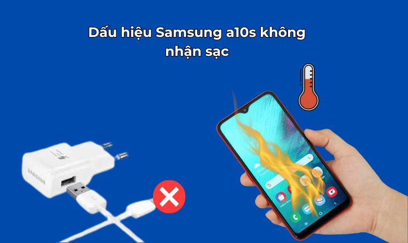 Điện thoại không nhận sạc, sạc không có thông báo gì là dấu hiệu thường gặp nhất