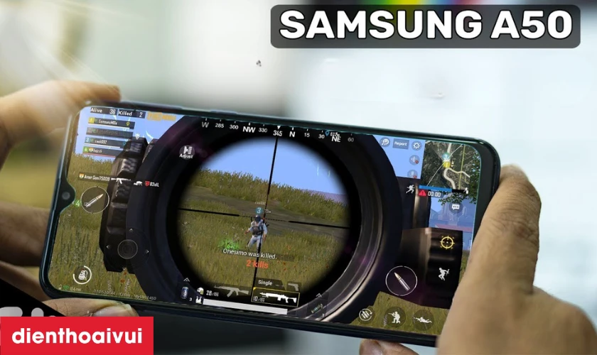 hiệu năng Samsung A50 cũ khi chơi game