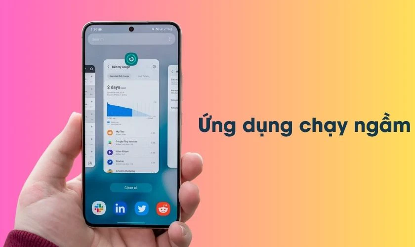 Samsung A7 hao pin nhanh vì sao