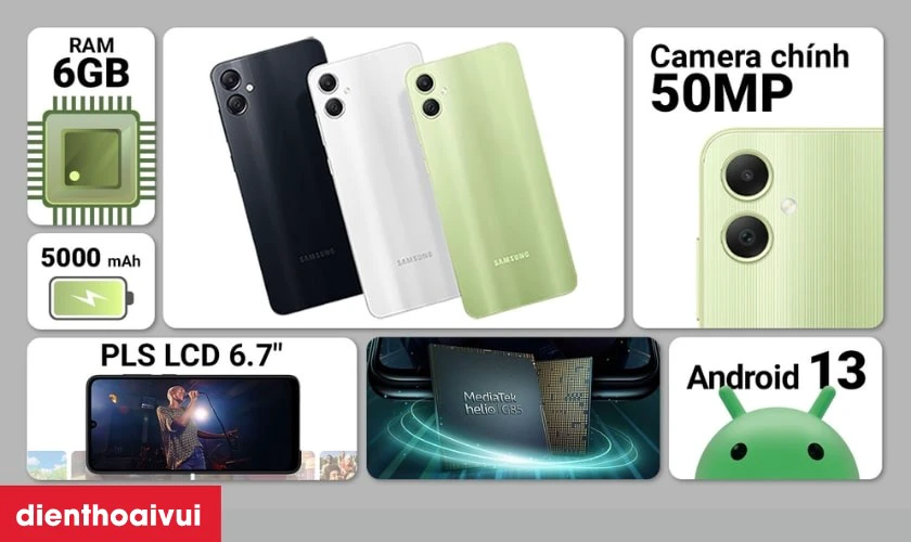 Samsung Galaxy A05 6GB 128GB - Cũ đẹp