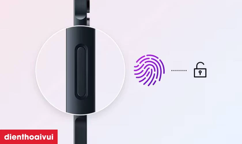 Bảo mật vân tay cạnh bên nhanh nhạy