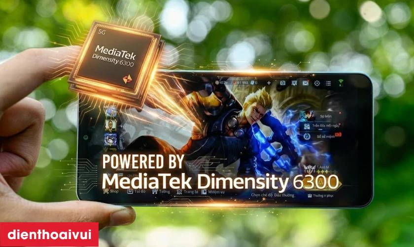 Hiệu năng ổn định với Dimensity 6300 5G