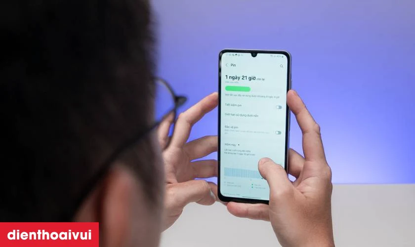 Pin 5000mAh bền bỉ cả ngày