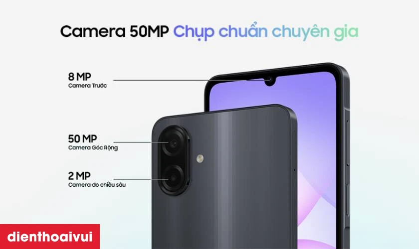 Camera sau 50MP sắc n&eacute;t