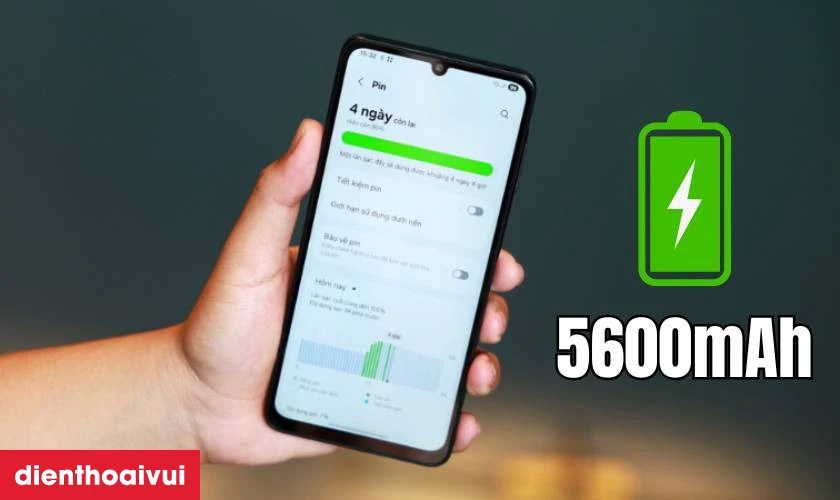 Pin 5000mAh bền bỉ
