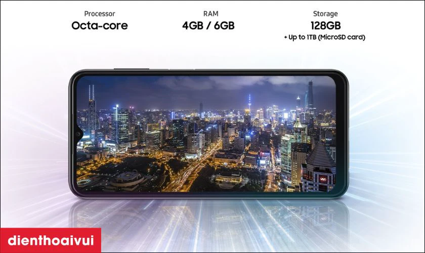 Chip Exynos 850 mạnh mẽ, xử l&iacute; tốt mọi t&aacute;c vụ