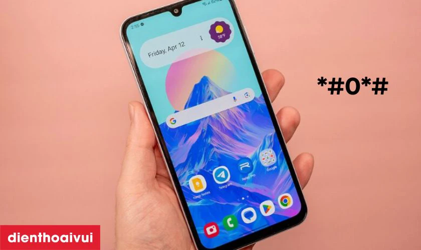 Kiểm tra phần cứng với lệnh *#0*#