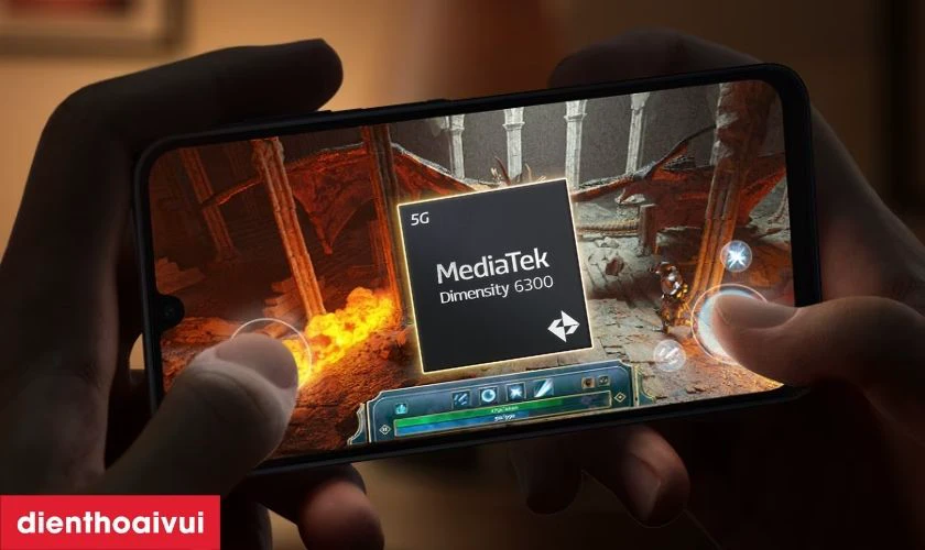 Chip MediaTek Dimensity 6300, giải trí mượt mà