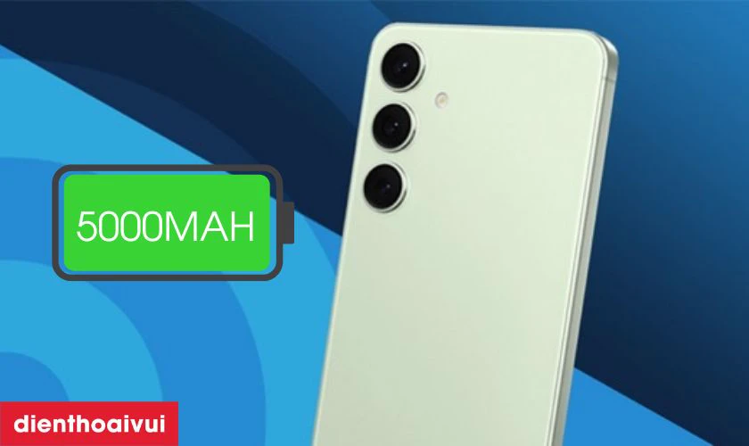 Viên pin 5000mAh cho thời gian sử dụng cả ngày dài với các tác vụ cơ bản và giải trí