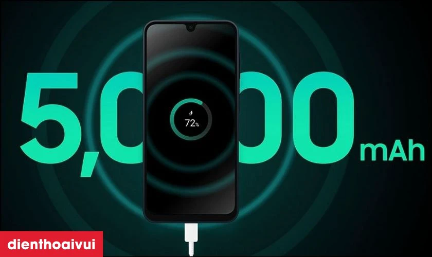 Pin tr&acirc;u 5000mAh với sạc nhanh 25W