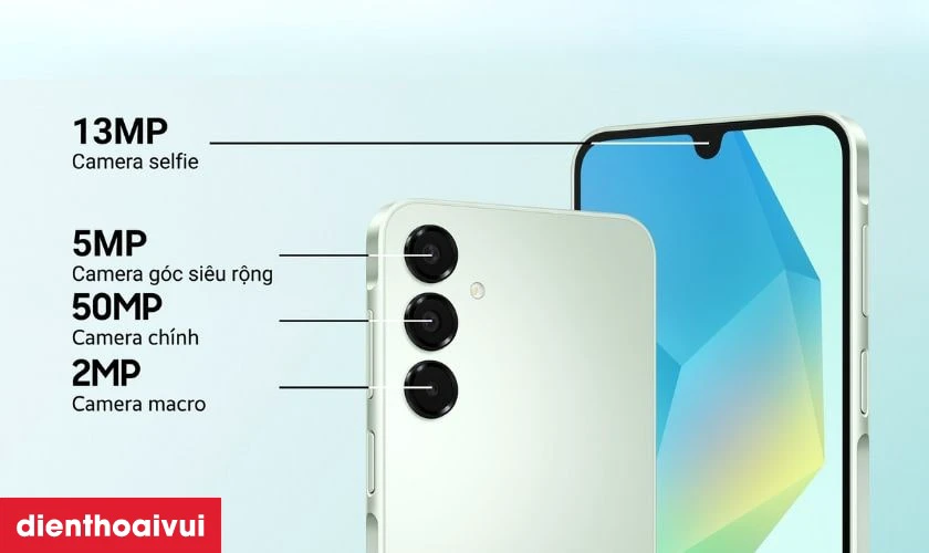 Camera 50MP sắc nét