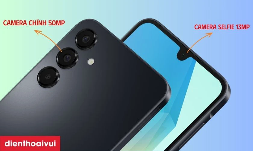 Camera chính 50MP cho trải nghiệm chụp ấn tượng