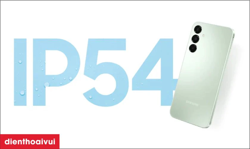 Chống nước, chống bụi chuẩn IP54, bền bỉ sử dụng hàng ngày