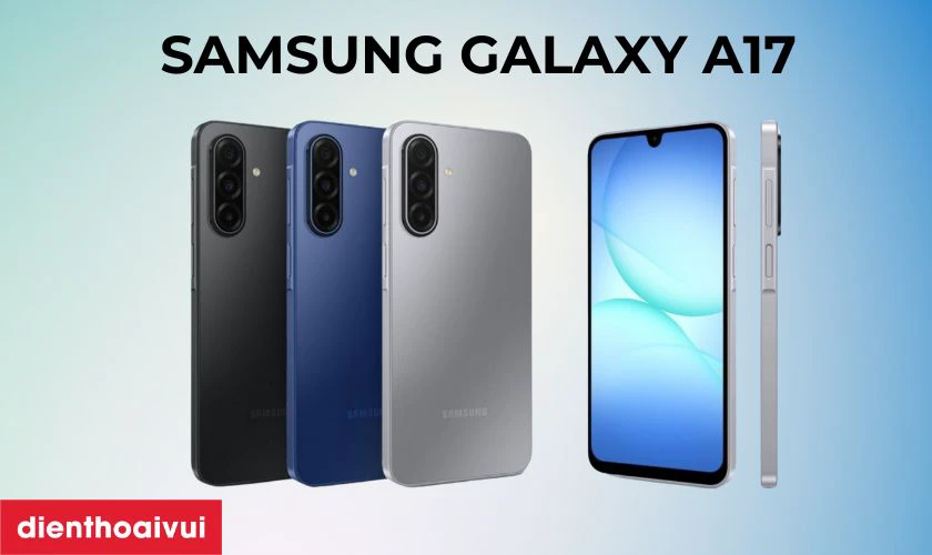 Samsung Galaxy A17 5G 8GB 128GB - Đ&atilde; k&iacute;ch hoạt c&oacute; thiết kế trẻ trung