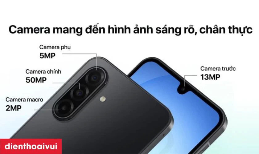 Camera 50MP chụp ảnh sắc n&eacute;t từng chi tiết